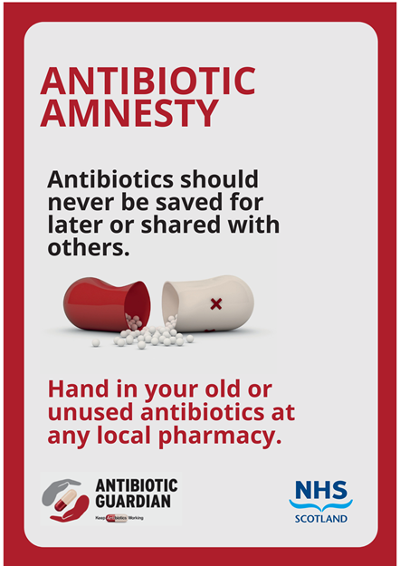 Poster - A4 - Antibiotic Amnesty