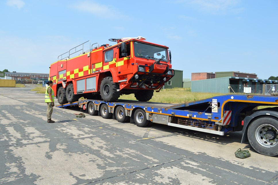 St Athen fire truck donation to Kharkiv Airport 1