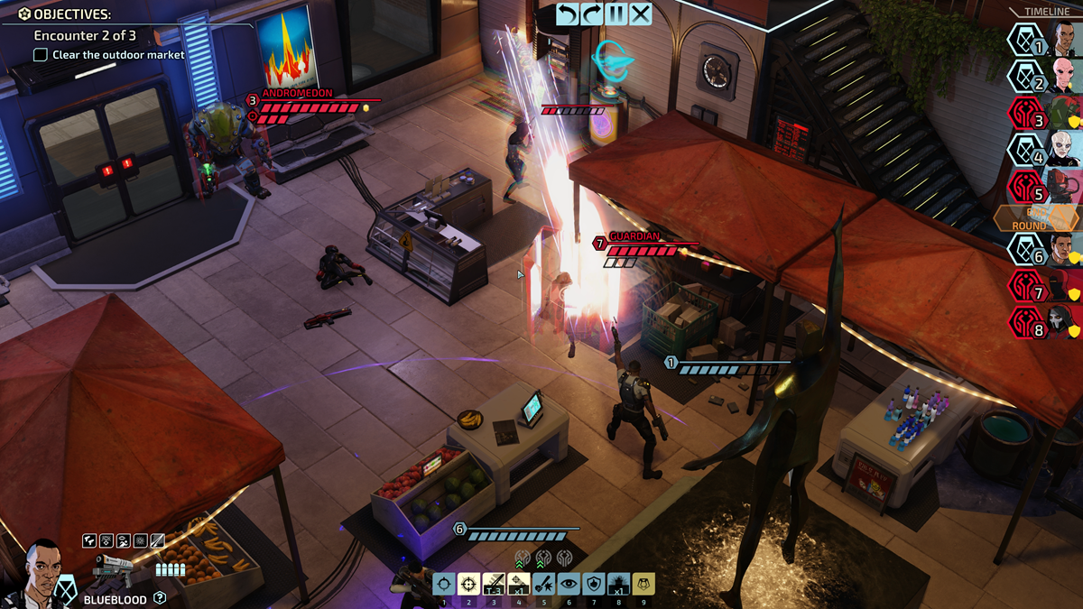 XCOM Chimera Squad - Blueblood Shot