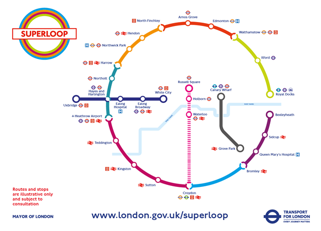 Superloop Route Map