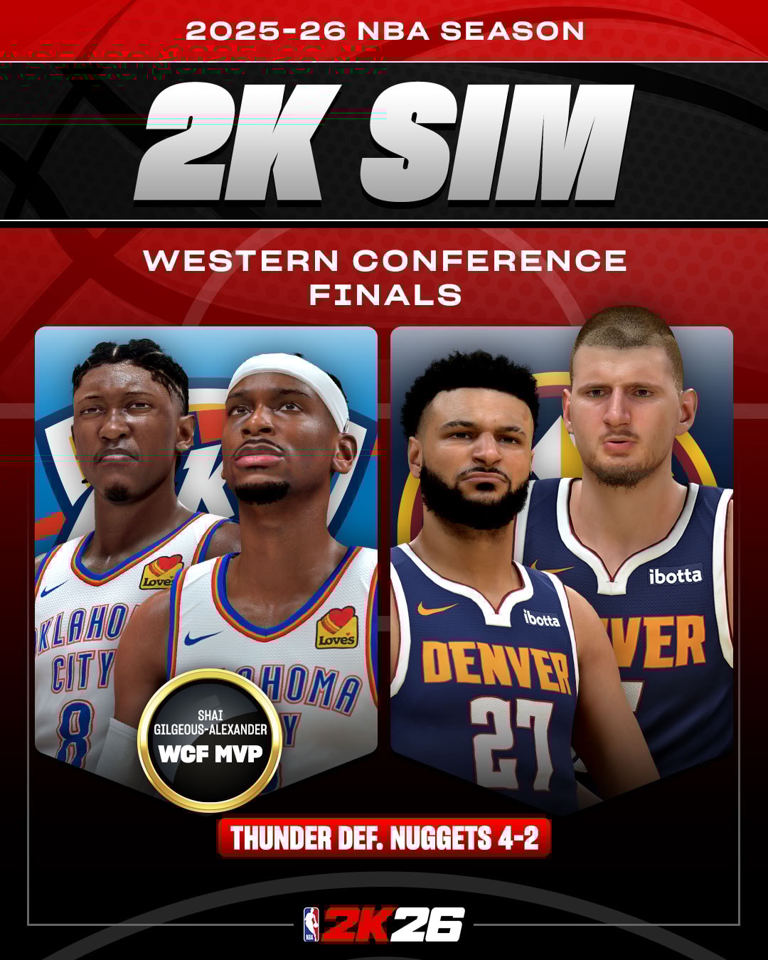 Season Sim Western Conference Finals
