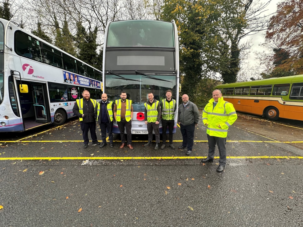 Halifax depot poppy bus with team