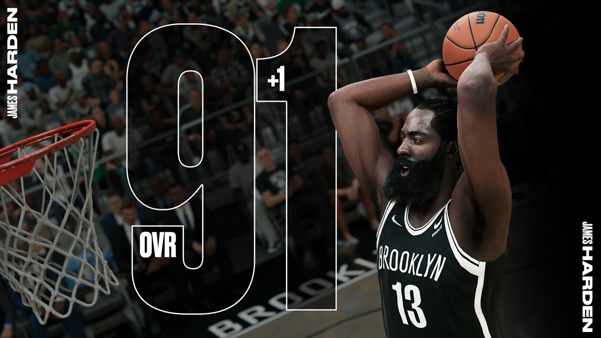 NBA 2K22 Player Ratings Harden