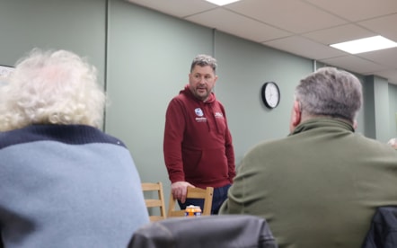 LNER Train Driver Adrian Bayne at the Drop-In Sessions