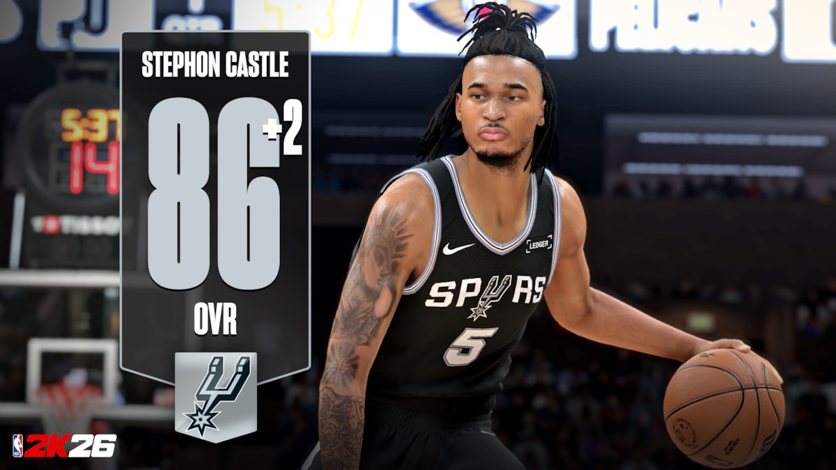 NBA 2K26 Ratings Updates 4 - Stephon Castle 2