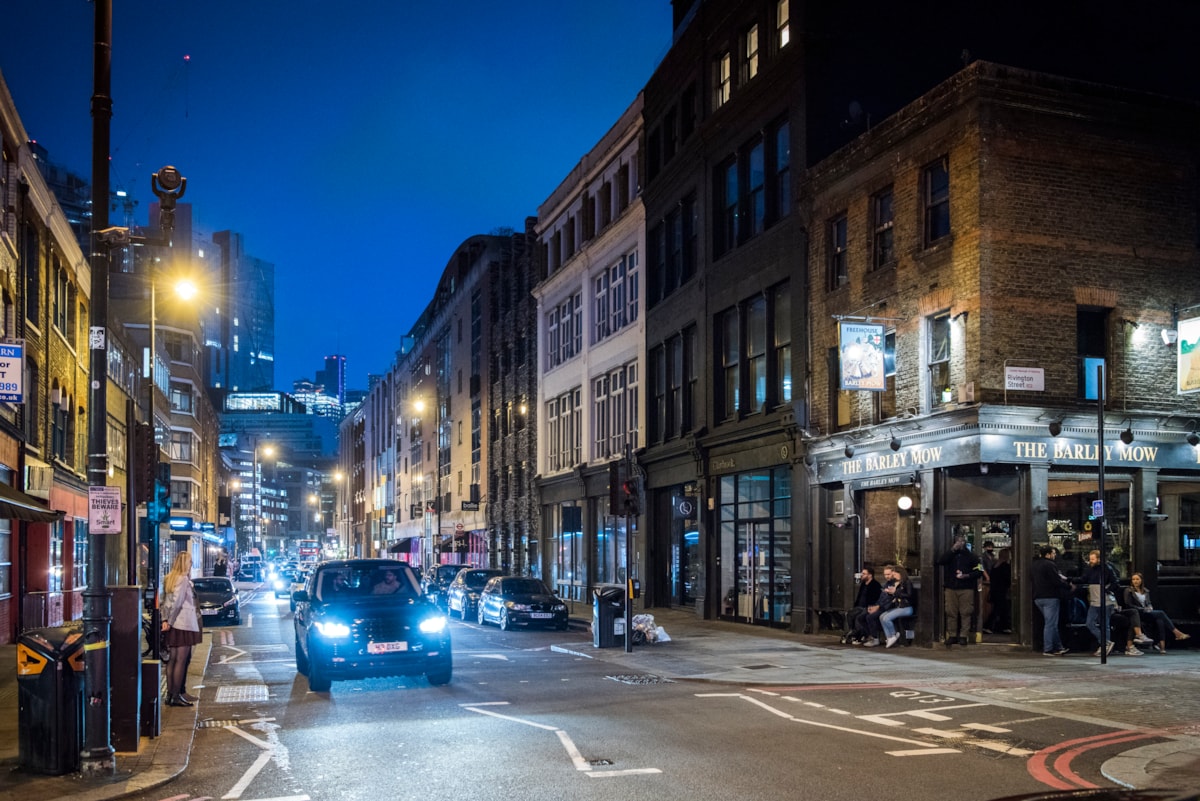 Shoreditch by night
