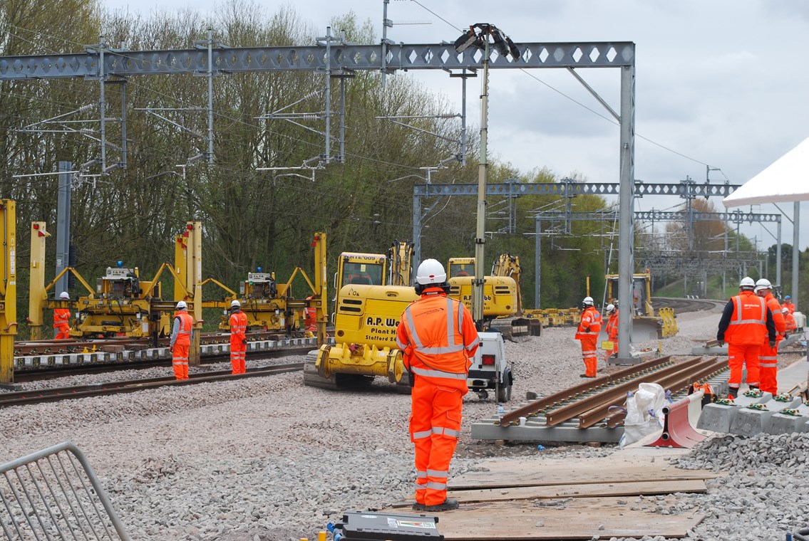 New siding at £250m Stafford rail development will cut deliveries by road: Stafford siding being built as part of £250m upgrade