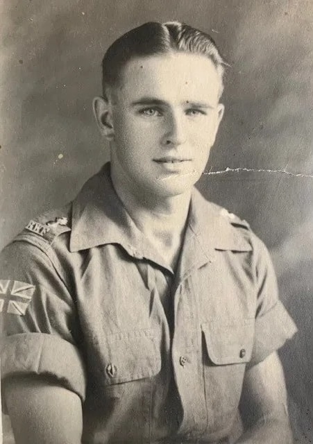 Mr Hilling (please credit Age Cymru Dyfed's West Wales Veterans Archive)