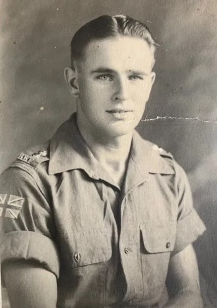 Mr Hilling (please credit Age Cymru Dyfed's West Wales Veterans Archive)