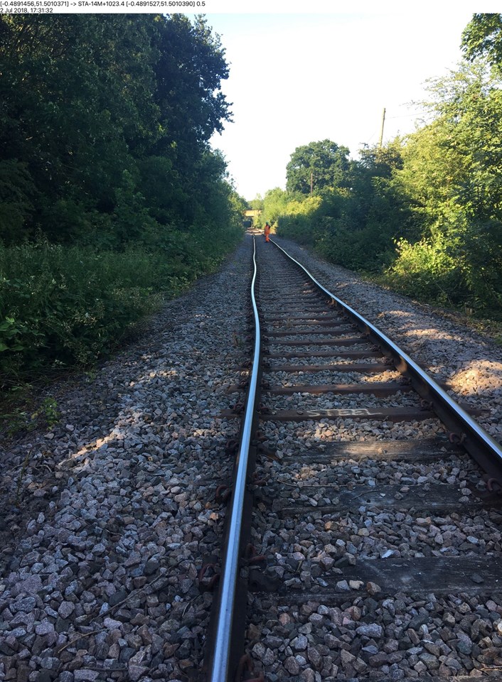 Track Buckle Western Route