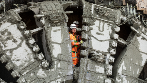 Images: TBM Florence breakthrough (February 2024)