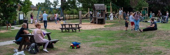 The Streethay Play Park has been built thanks to a £75k grant from HS2