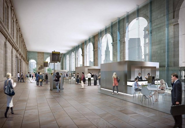 Newcastle station artist impression