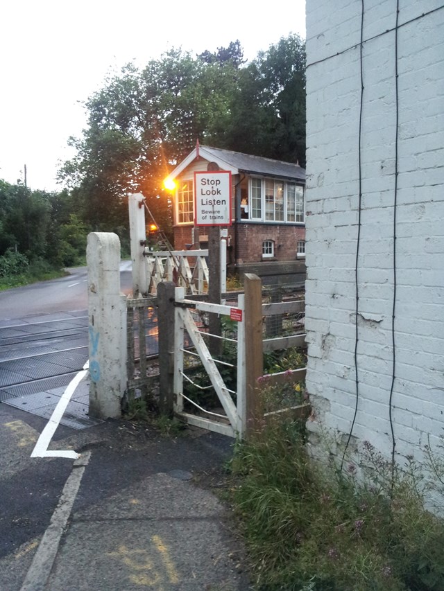 Improvement work at Metheringham level crossing: Blankney Level Crossing