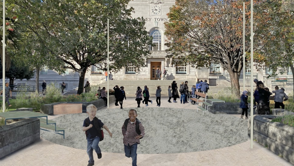 The vision for Hackney Town Hall Square