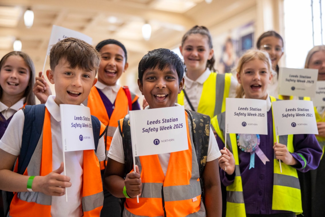Leeds station safety week 2025 Network Rail, credit LNER