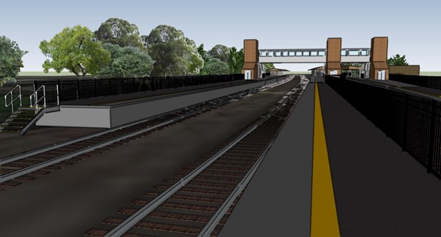 Passengers requiring step-free access advised to allow extra time for journeys from and to Ascot station during station upgrade: Ascot visualisation