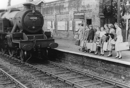 Platform at Clitheroe 1950s