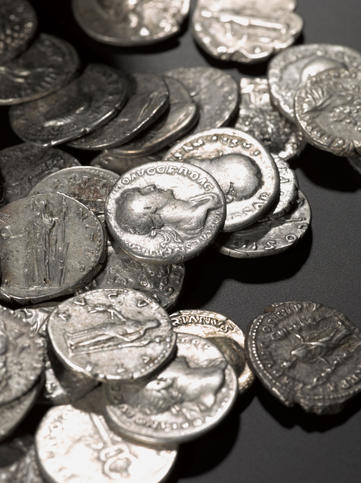 Roman coin hoard. Image © National Museums Scotland