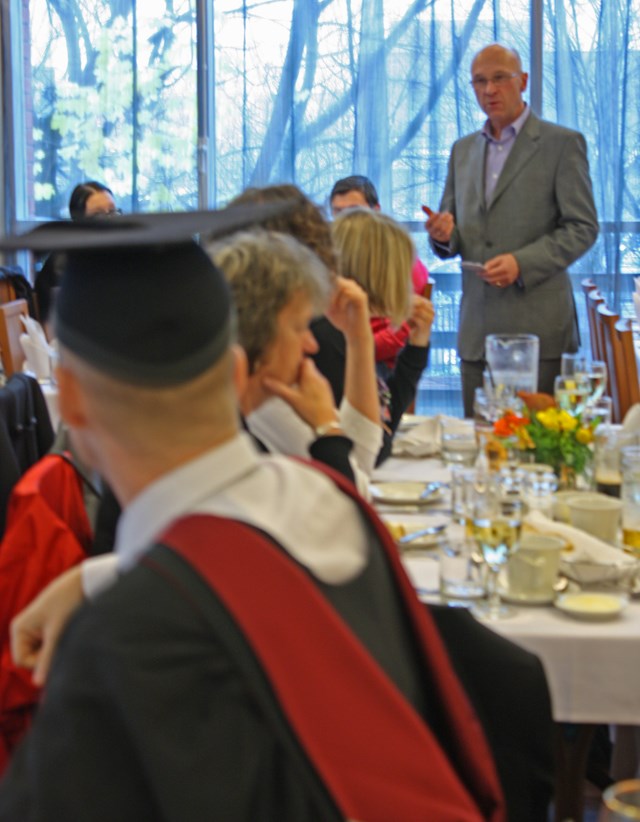 Bill Templeton, Education programmes manager speech at Sheffield Hallam University graduation - Nov 2012