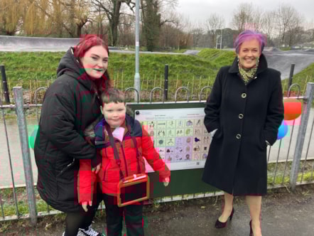 Rennie, Bash and Minister for Children and Social Care Dawn Bowden - 1