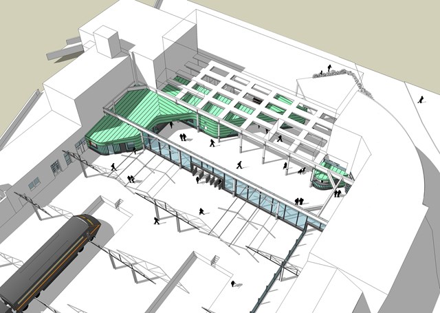 A bigger and brighter concourse in Swansea station: Plans for Swansea station unveiled for the first time