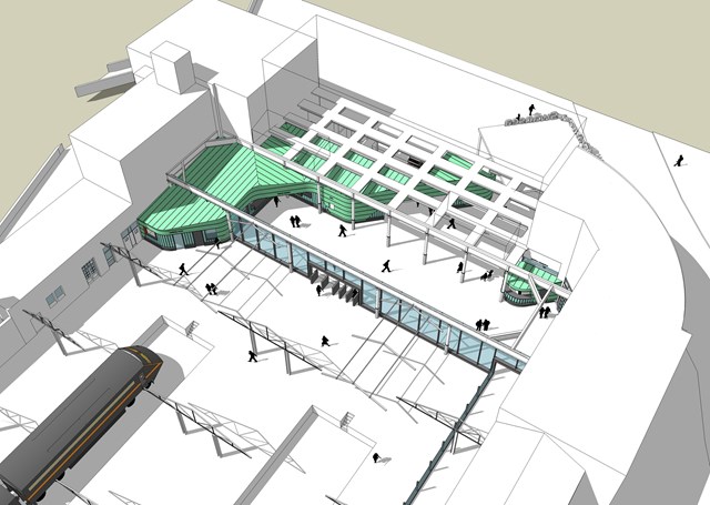 A bigger and brighter concourse in Swansea station