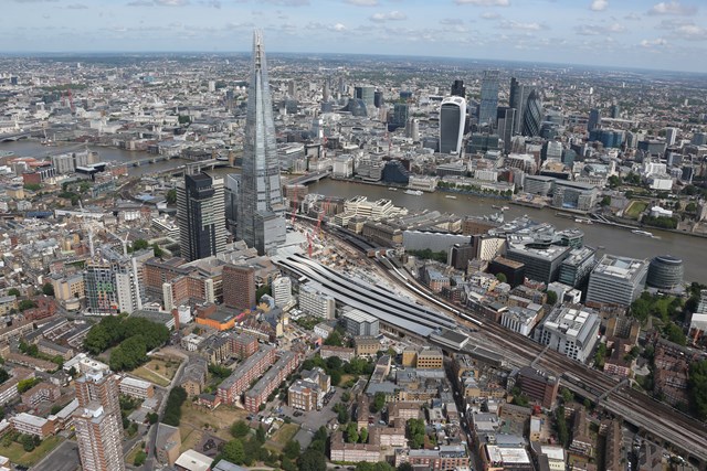 Thameslink Programme - Aerial view of London Bridge 9