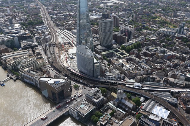 Thameslink Programme - Aerial view of London Bridge 6