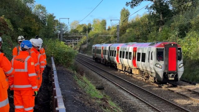 Priority railway drainage cleared to keep passengers moving this winter: Transport for Wales train on the Chat Moss line October 2026