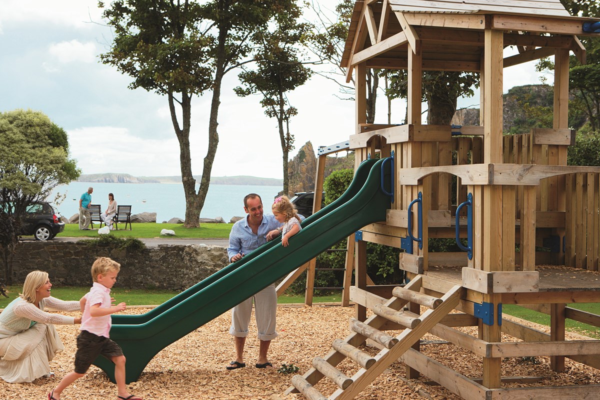 Playground at Lydstep Beach