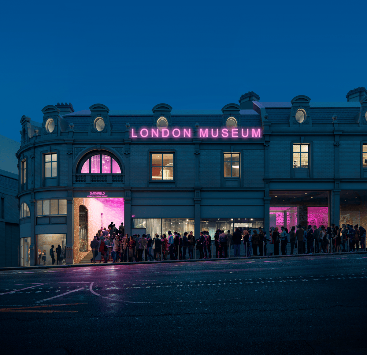 London Museum Planning Image Retouch