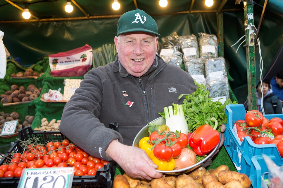 David Jackson, winner of the 2019 Market Trader of the Year Award