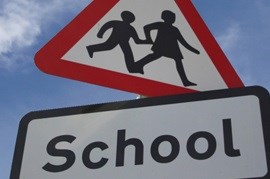 school sign