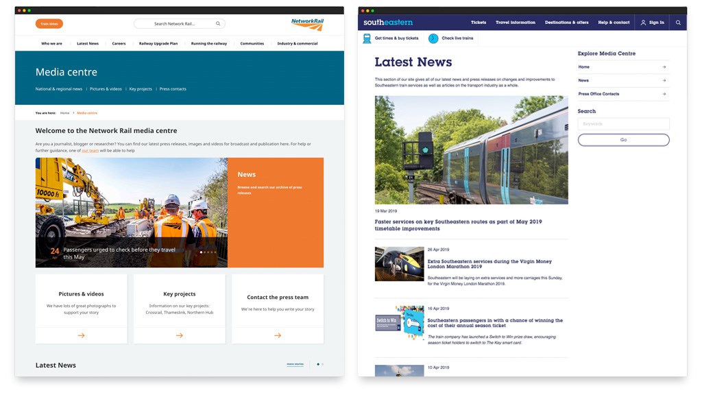 Network Rail and Southeastern Newsroom