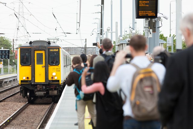 Lea Bridge official first train