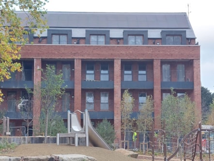 New homes and play park on the Wensley Road estate cropped