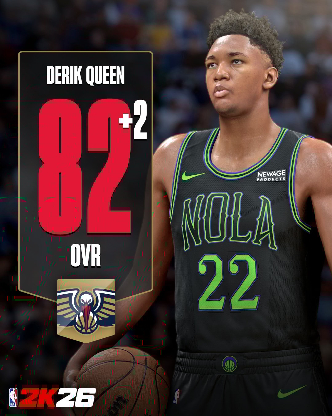 NBA 2K26 Ratings Updates 4 - Derik Queen 1