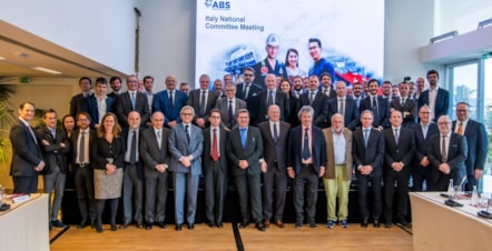 Group photo of the ABS Italy National Committee
