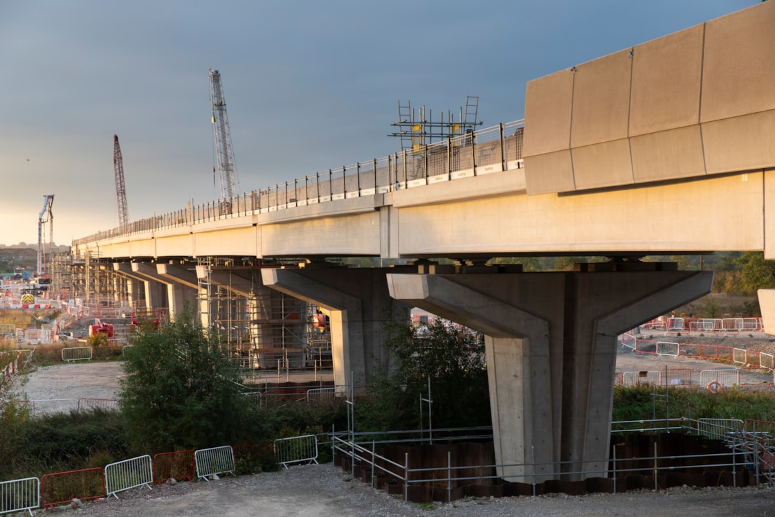 River Blythe viaduct October 2025