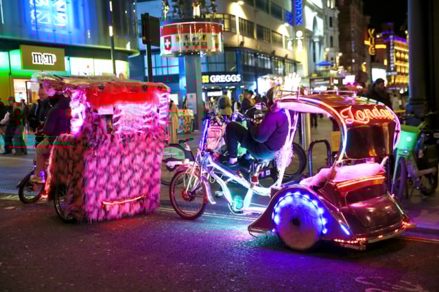 TfL Image - Pedicabs in London's West End