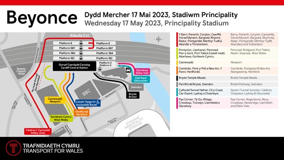 Cardiff Central map