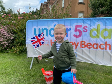 19 month old Jude prepares for Under 5s Day