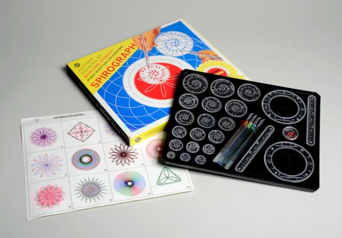Light Night: Spirograph Reimagined: Spirograph Reimagined, created by artists Lesley Halliwell and William Card, will celebrate 60 years since Denys Fisher invented the hugely popular drawing device, which uses geometric patterns to create elaborate spiral drawings.