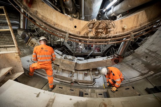 Long Itchington Tunnel Construction Progress, June 2022