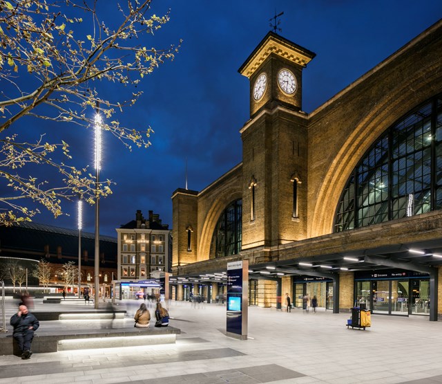 King's Cross railway station - at night