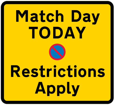 Match day signage