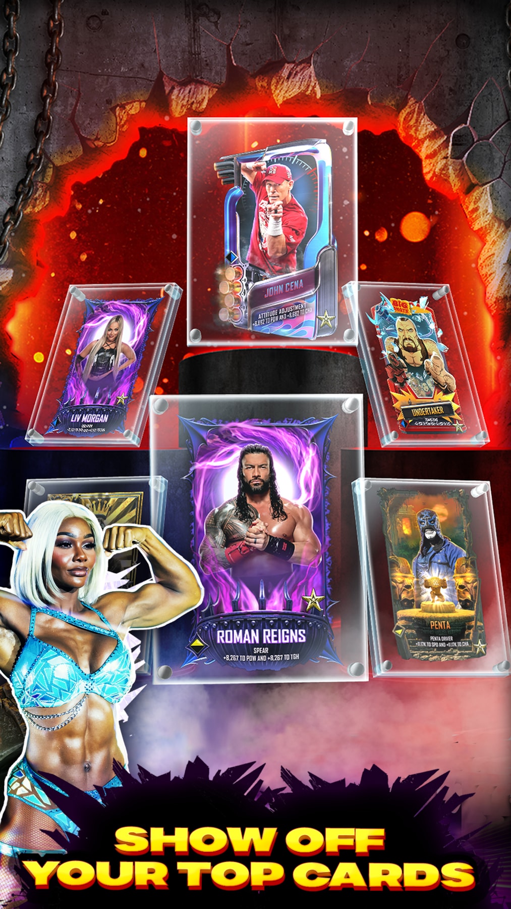 WWE SuperCard Show Off Your Top Cards