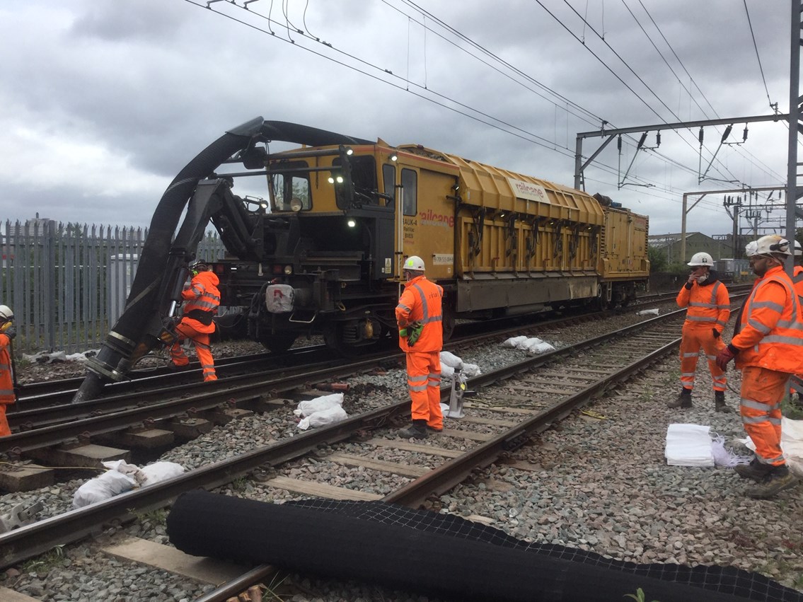 Wolverhampton ballast replacement late May Bank Holiday 2020