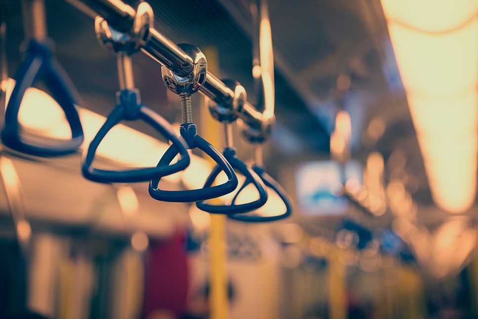 Passengers on a bus